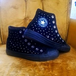 Velvet Studded Chucks